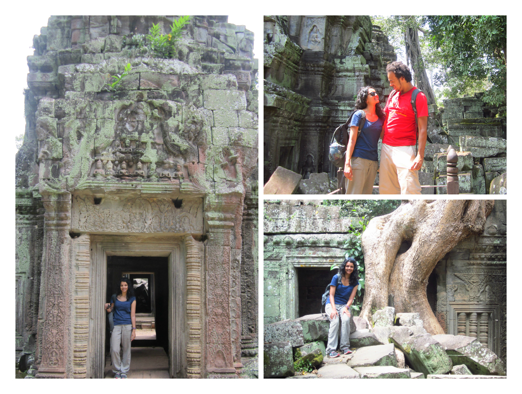 Wondering around the splendid ruins at Ta Phrom