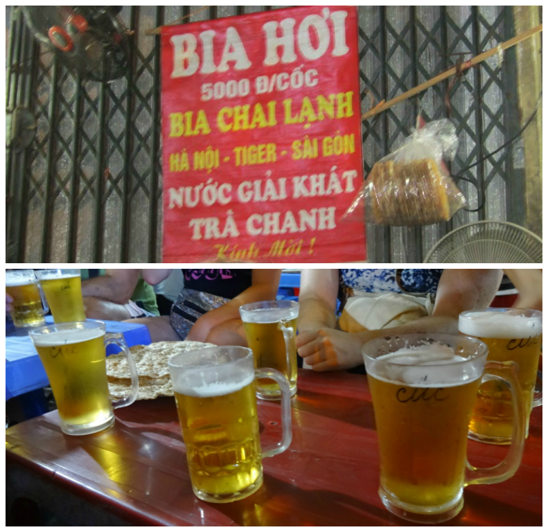 Grab a tiny stool and join the crowds for a local beer in Hanoi, cheers! 