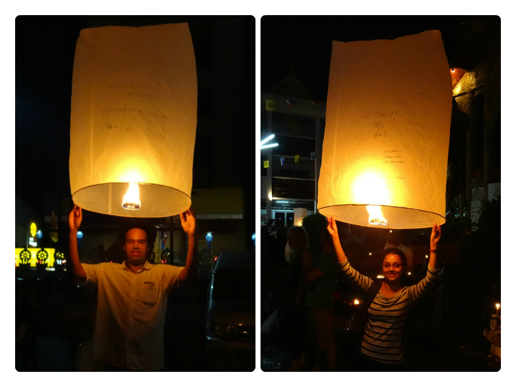 Our lanterns at the ready!