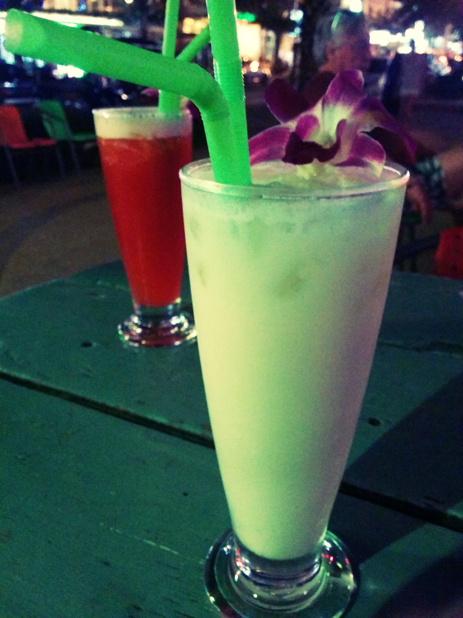 Tasty cocktails at the Reggae bar