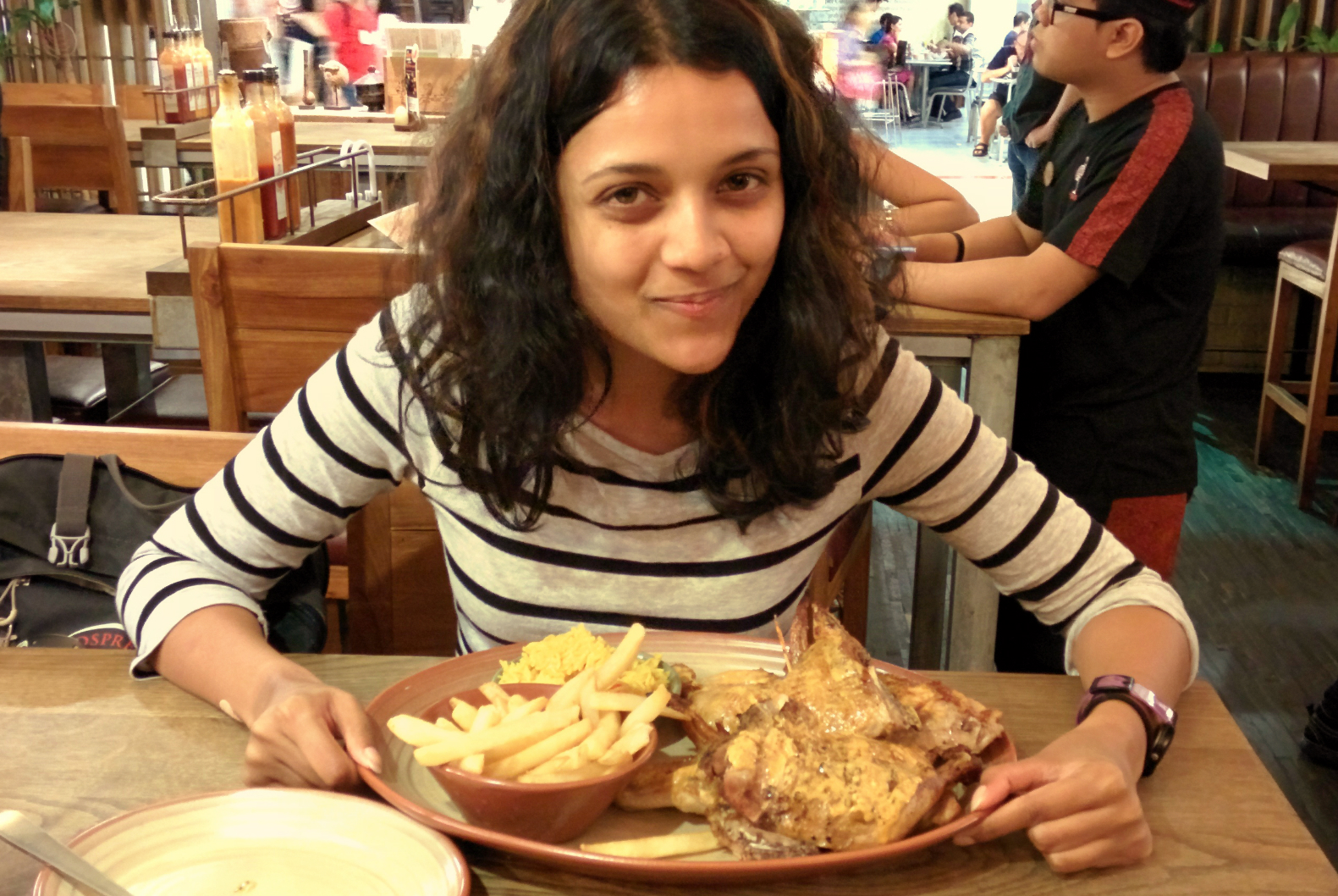 Enjoying a Nandos after 6 months! 