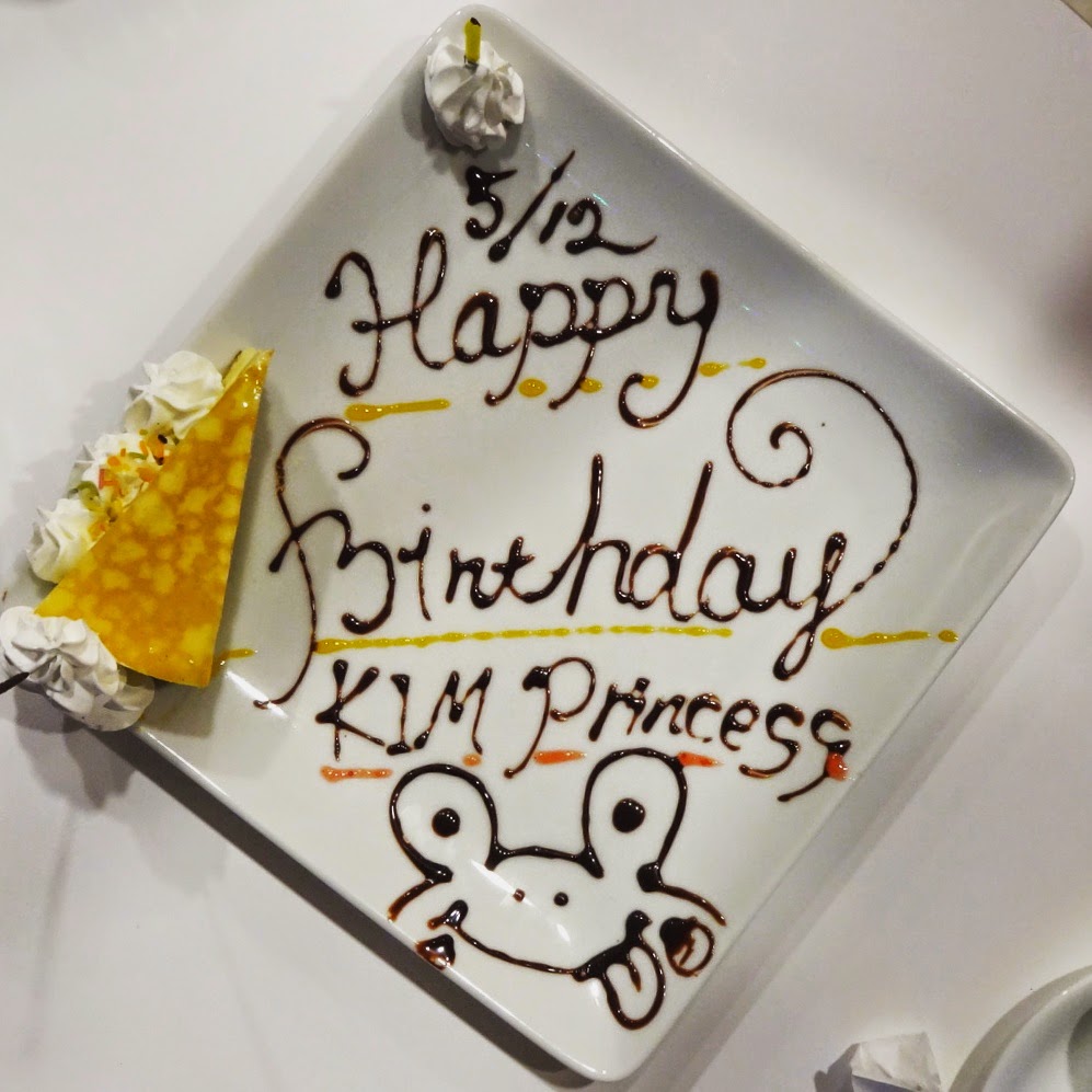 Cutes-y birthday surprise at the maid cafe