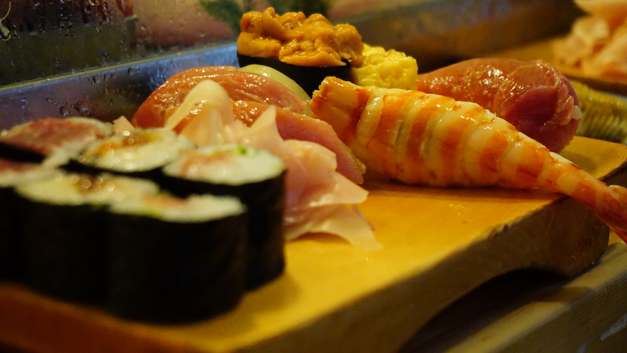 Delicious sushi breakfast at Daiwa Sushi