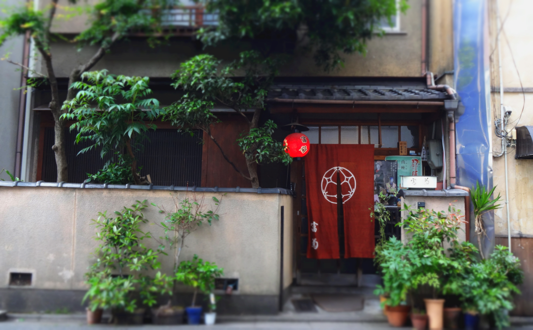 Traditional style architecture around Kyoto