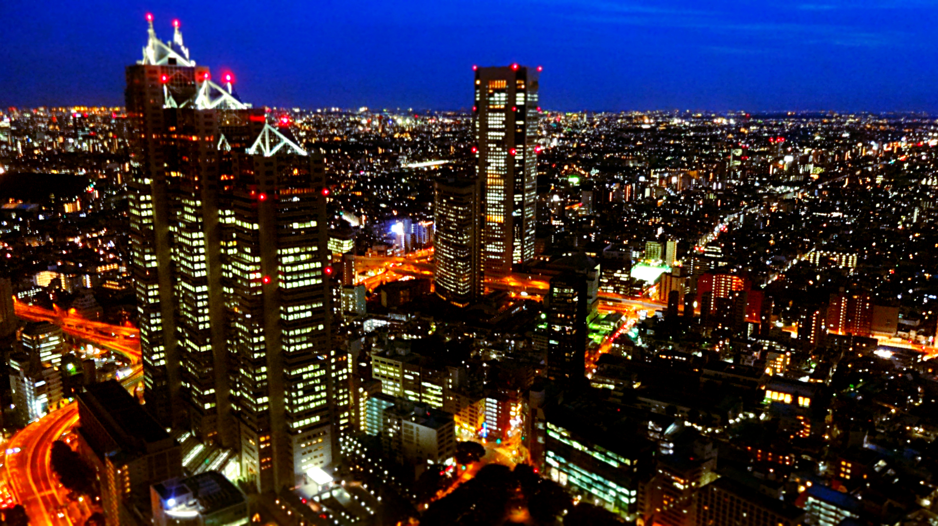 Tokyo skyline from Shinjuku