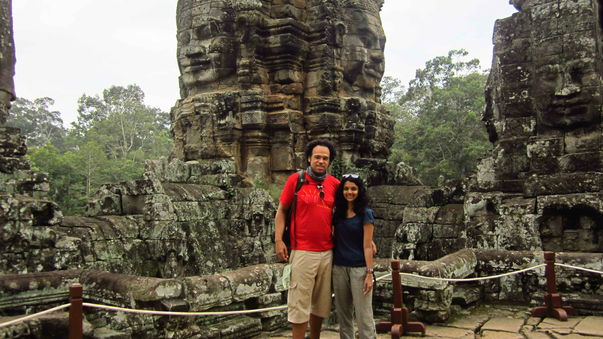 At Bayon, Angkor Thom